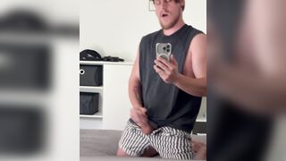 Masturbate Off Caught in the Mirror - Tasted in the End