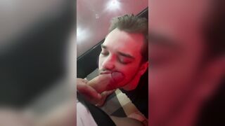 Good-sized juicy Knob on the youngsters lips