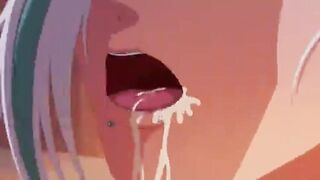 Femboy steaming poke cartoon