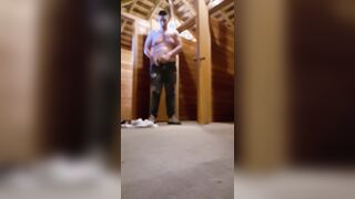 Prompt & Risky just how I like it! Aged flick of me strippin down in my local public park douche