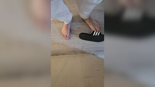 Who remembers how torturous these Adidas sliders are from the 1980s?