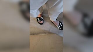 Who remembers how torturous these Adidas sliders are from the 1980s?