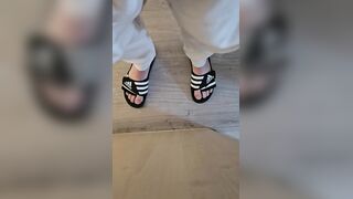 Who remembers how torturous these Adidas sliders are from the 1980s?