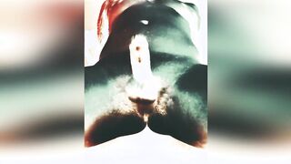 Teaser for extended slow-movability knob flapping and jizm-shot