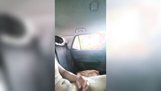 Carfun solo outdoor wank off at the parking pile