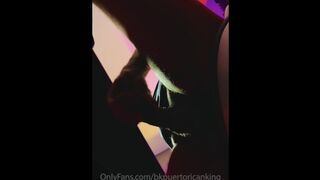 Dangled Latino Masturbating off under the desk at Work