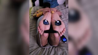 Tied like a hog soles fetish wooly brazilian grizzly