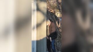 Caught Urinating at Truckstop