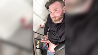 Milking off my meaty salami. Attach in bio for more!