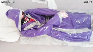 Onanism in spandex layers, bathrobe, student sailor uniform, protection micro-skirt, see-through trousers, maid