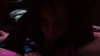 Lovely femboy gives beau a fellatio