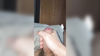 Close up stroking and numerous jizz shots from my meaty uncircumcised dinky.