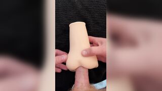 Accidentally jizzing booty blaster stroker Fleshlight