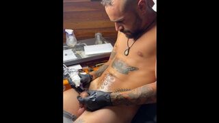 Tattooing my own cock