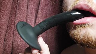 A Taunt of My First-ever Time Gargling a Fake penis :)