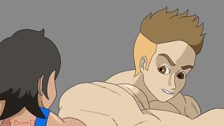 GROWTH GAMES - Muscle Growth Cartoon
