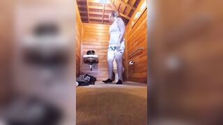 Senior flick of my in public park douche in wide daylight. I cut & tear off my clothes, & wank off!