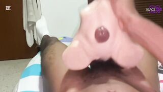 Parent embarks with a hand-job and finishes with his plaything