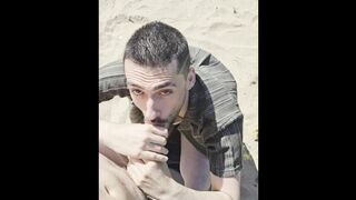 red-hot dudes tugging off toguether and blowing meatpipe outdoors