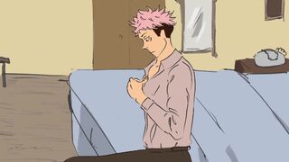 I’ll give you a rail // Jujutsu Kaisen pornography toon // by barelylegal