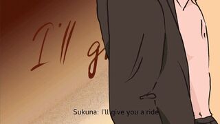 I’ll give you a rail // Jujutsu Kaisen pornography toon // by barelylegal