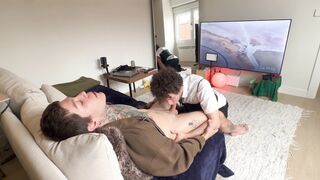 Harry_Jen  Queer in a harness straddled parents massive beef whistle and made a Flow