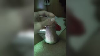 Pene de crew sangre creciendo (se vuelve enorme)