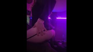 Femboy rails ten” big black cock