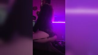 Femboy rails ten” big black cock