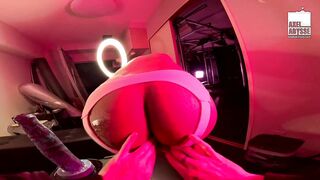 Axel Abysses Knuckle Vanishes Inbetween The Rump Cheeks Of Kenchi