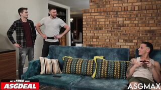 Trevor & Des Get a Deep Fix from Justin in a Free-for-all Use Madness! - ASGmax