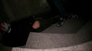 Nuzzling mates DC Boots and socks