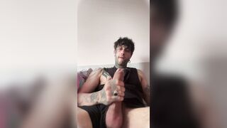 Solo onanism POINT OF VIEW after gym cum-shot final