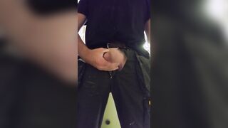 Meaty salami tradie wants you to meet him in the boiler guest room!