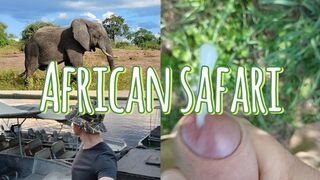 I was highly intimidated, but I did it. Immensely dangerous getting off during Africans safari