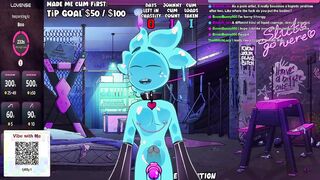 Slime Bellowing while talk pummels him with fucktoys