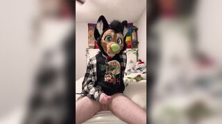 Wooly Flashes off Soles & jacks off