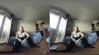 8K VR180 - Solo Masculine Jerk Off Instructions , Queening POINT OF VIEW & Jizz-shotgun Edging Taunt – Utter on FH & OF