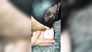 We were both so rock hard so I nailed him in the bootie and deepthroated up my jism