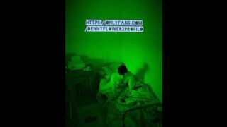 Mi sparo un segone della madonna ripreso da una camera