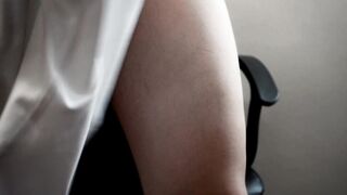 Chinese Dude Noisy Screaming Immense Jizz flow in Lingerie Demand