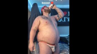 Piggy Chugs in a one lump