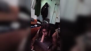 Freeky jaw-dropping milky cross dresser stream off and takein fuck stick all the way down
