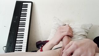 Super-naughty fox touching off UwU