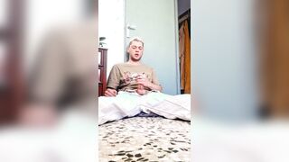 Jerkoff and cum-shot