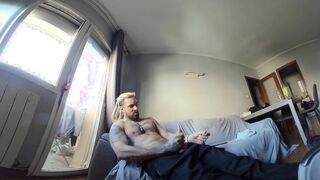 From the Beach to Bare Cowers Facesit POINT OF VIEW and edging on the bed (TOTAL) 180VR 8K Version Available