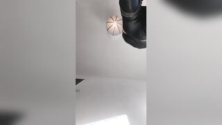 Spandex man, money-shot