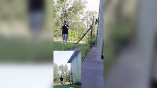 Risky daytime unclothe & tear w/nip have fun