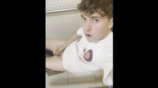 Lad with phimosis milks at the dentist