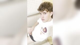 Lad with phimosis milks at the dentist